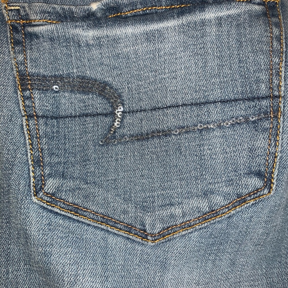 American Eagle jeans, size 8, skinny kick.